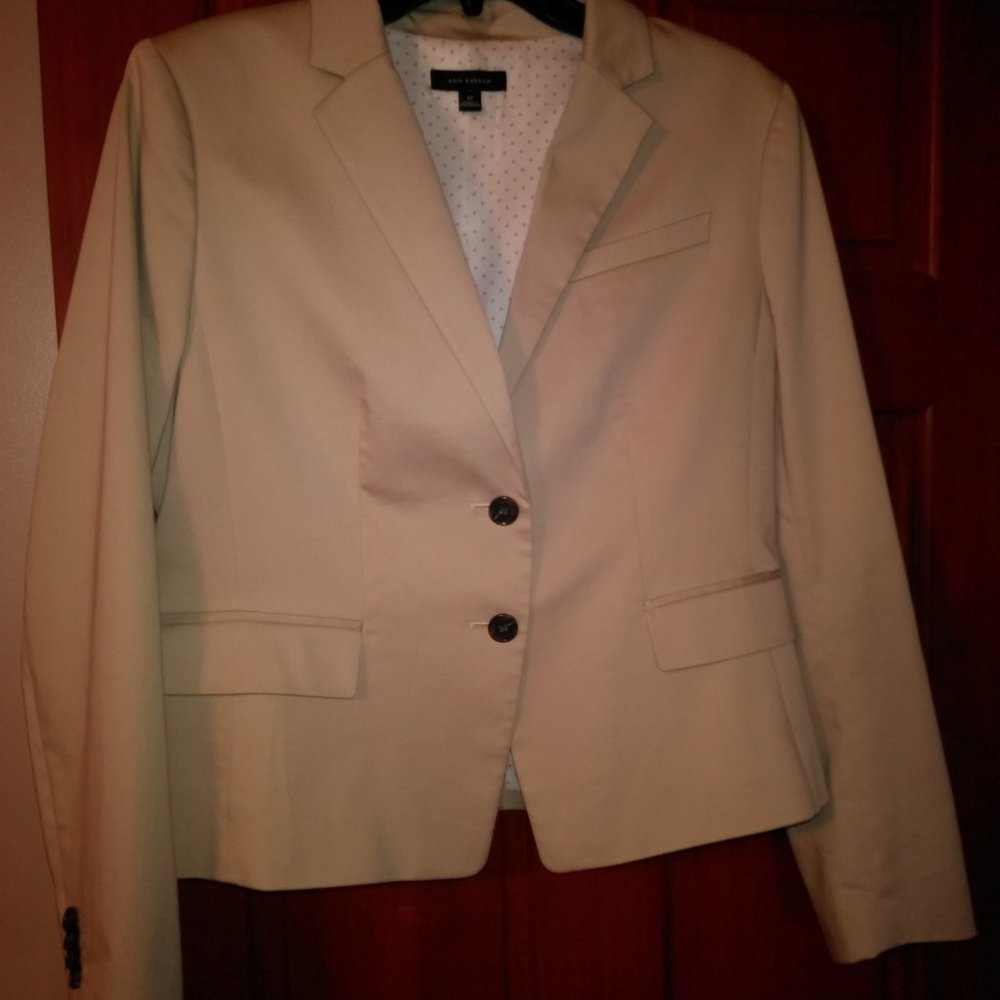 Ann Taylor Jacket, size 12 Tan